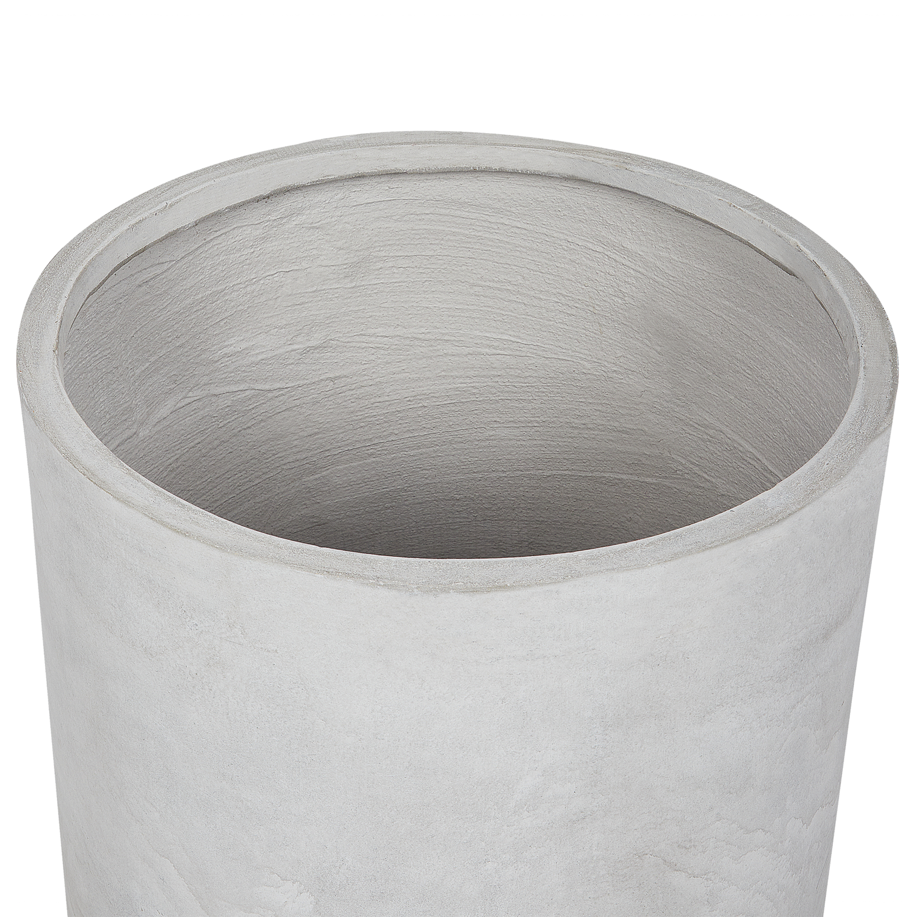 Beliani - MESSENE - Bloempot - Lichtgrijs - 51 cm - Klei-vezelmengsel