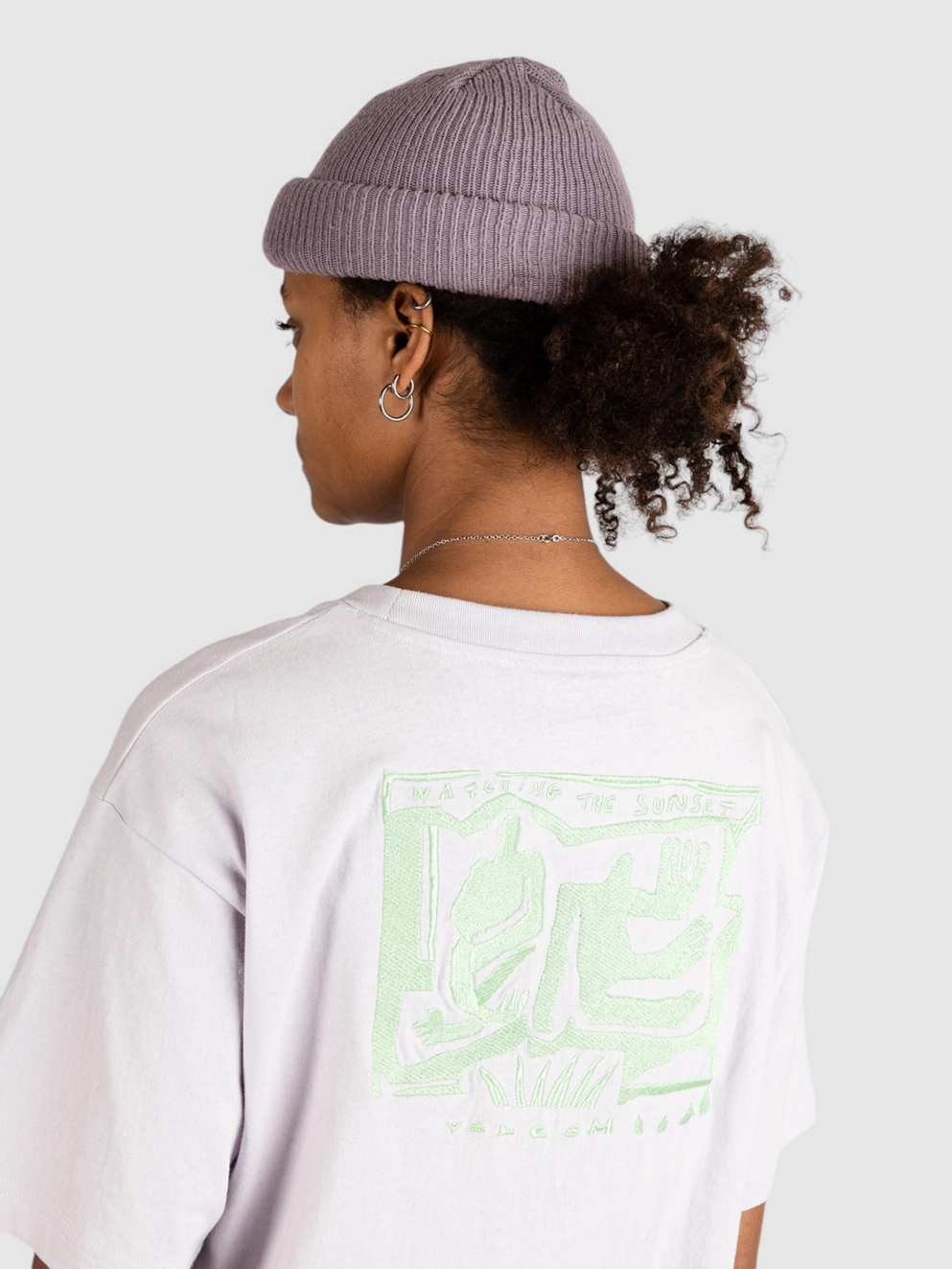 Volcom Drumstone T-Shirt dusty lavender