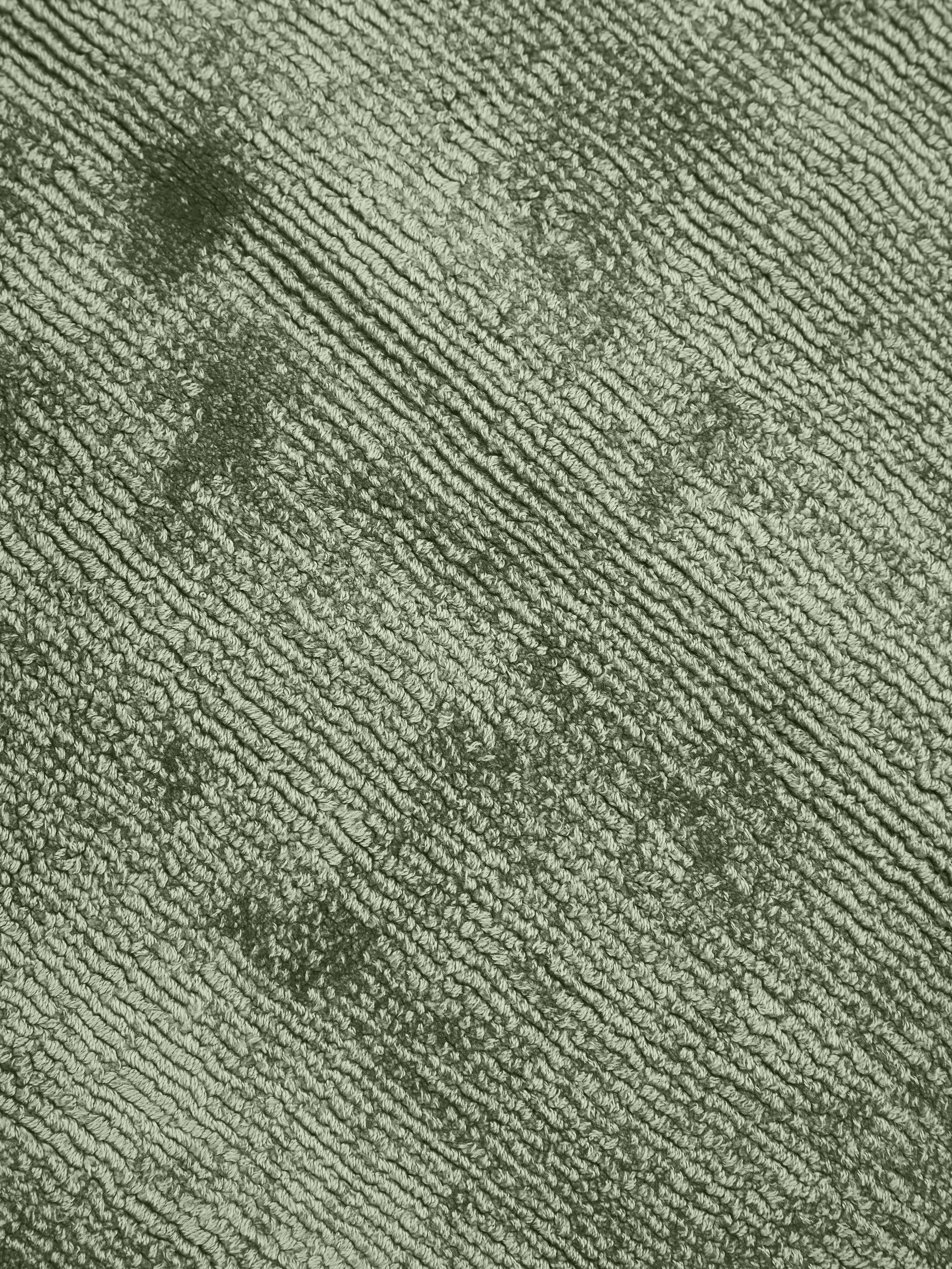 Rond handgeweven viscose vloerkleed Jane