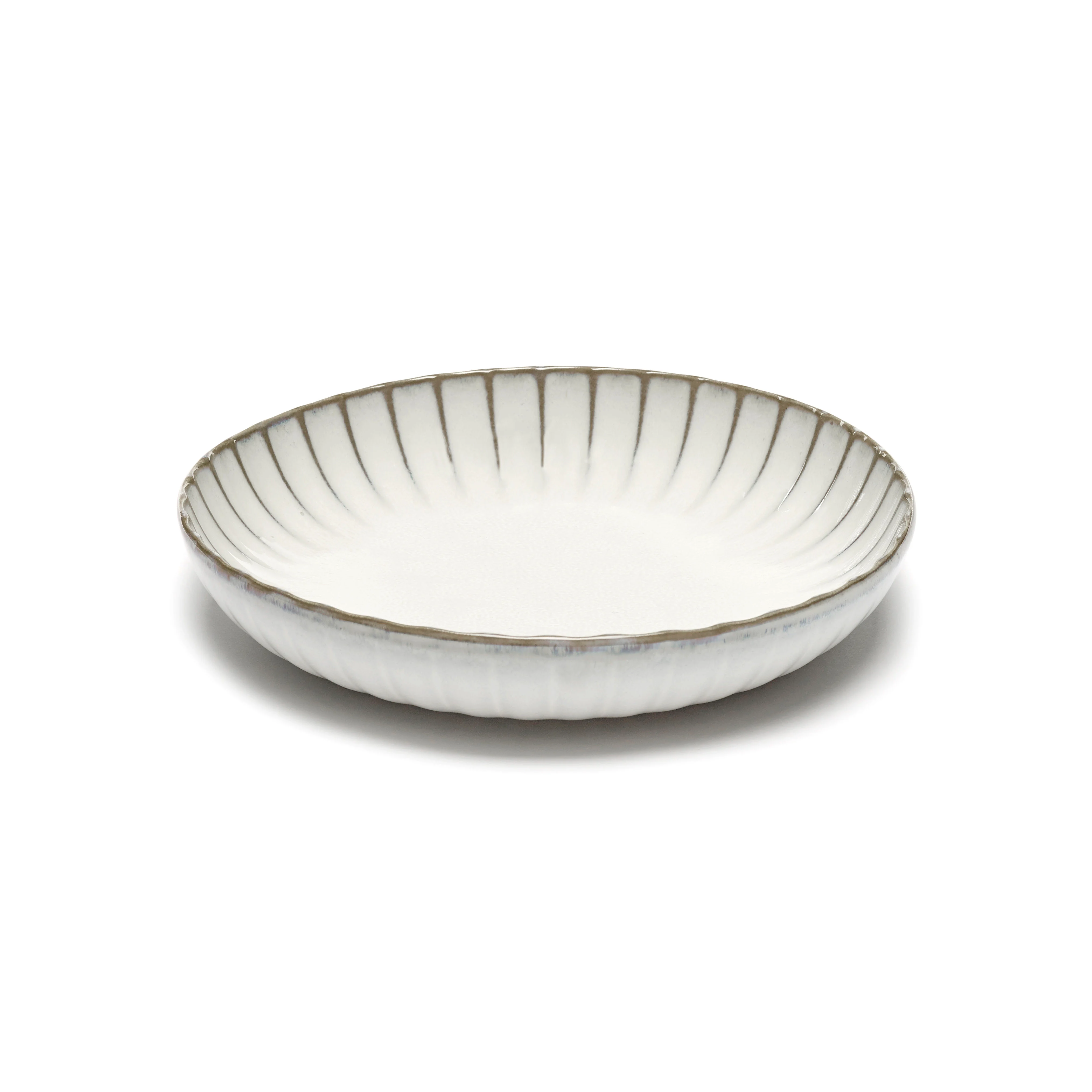 INKU - Assiette creuse céramique | Blanc