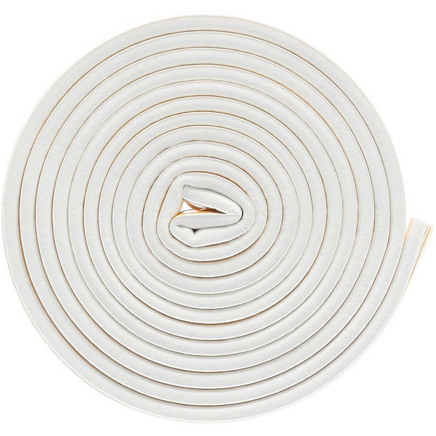 SEM tochtband D-profiel wit 6mm dik, 6m lang