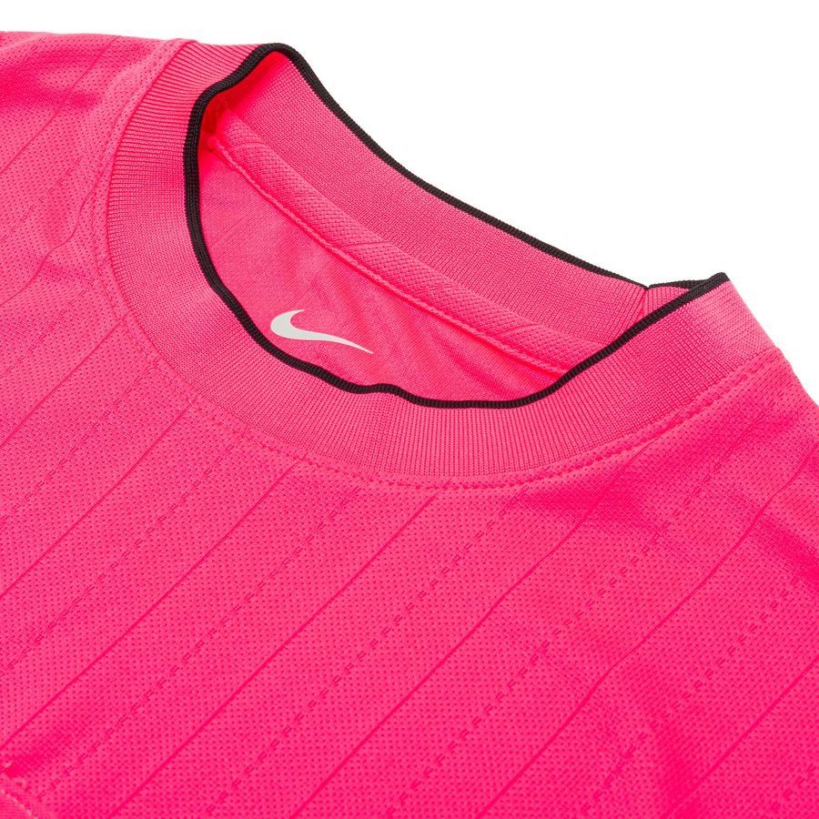 Nike Maillot d'Arbitre II Dri-FIT - Rose/Noir Manches Longues