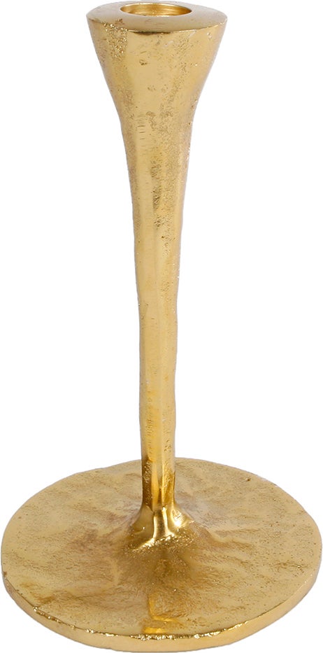 Kandelaar Aaron goud D 9 H 19,5 cm