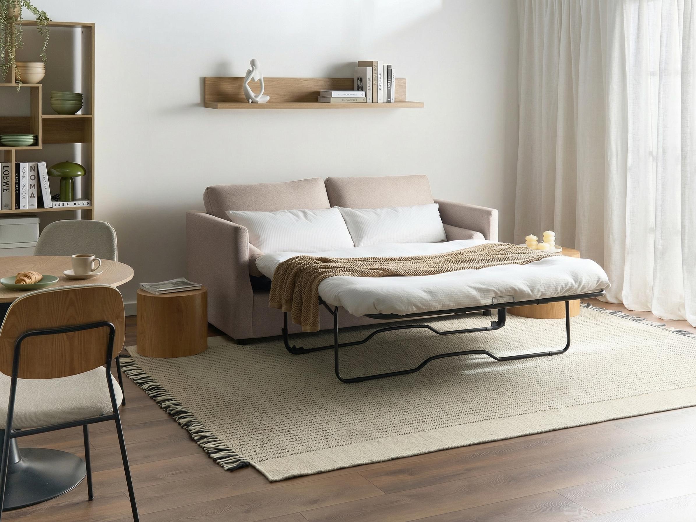 Slaapbank INKOO Stof Beige