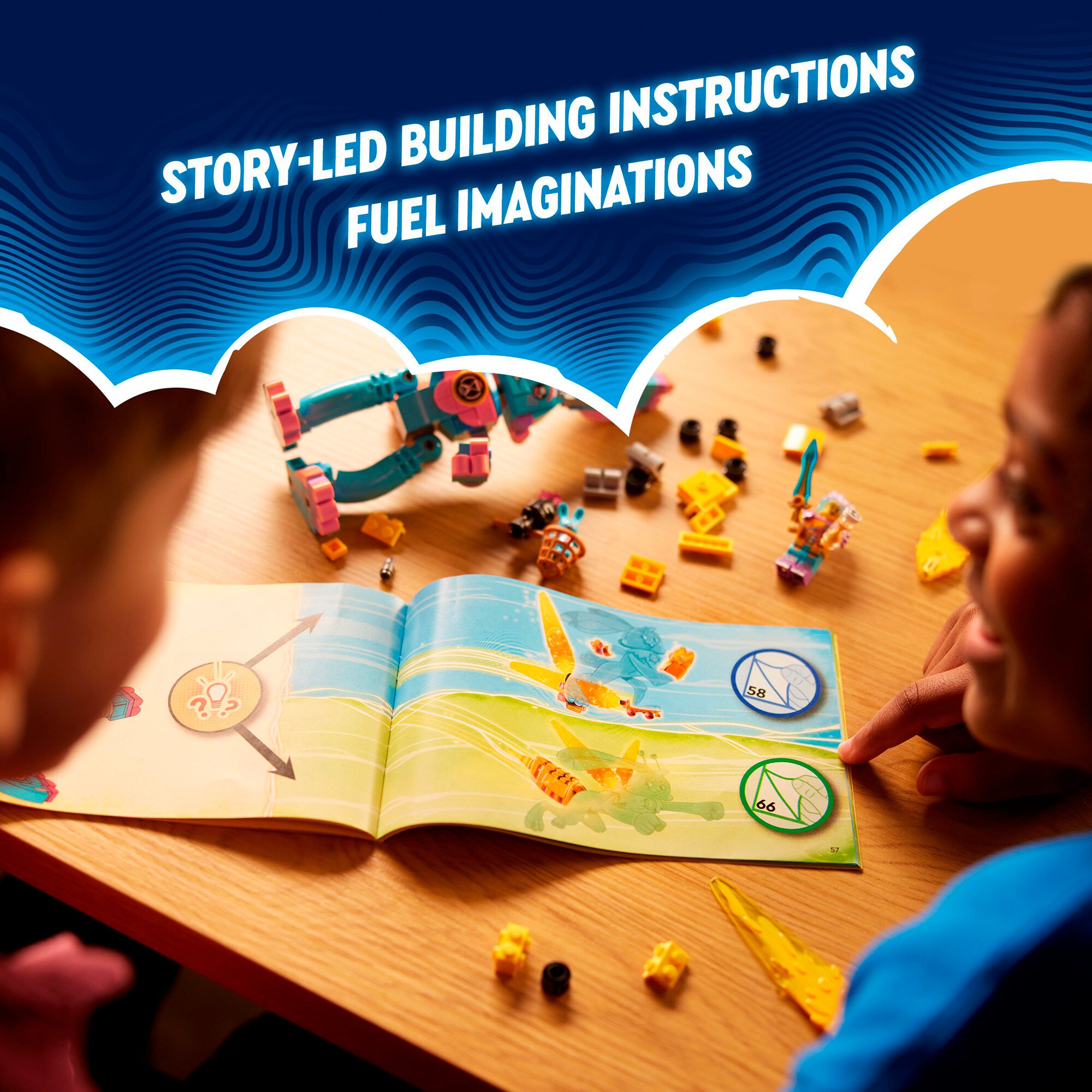 LEGO Konstruktionsspielzeug DREAMZzz Izzie und ihr Hase Bunchu