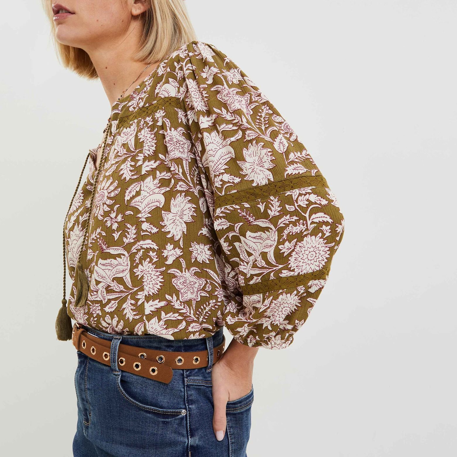 Blouse imprimée femme