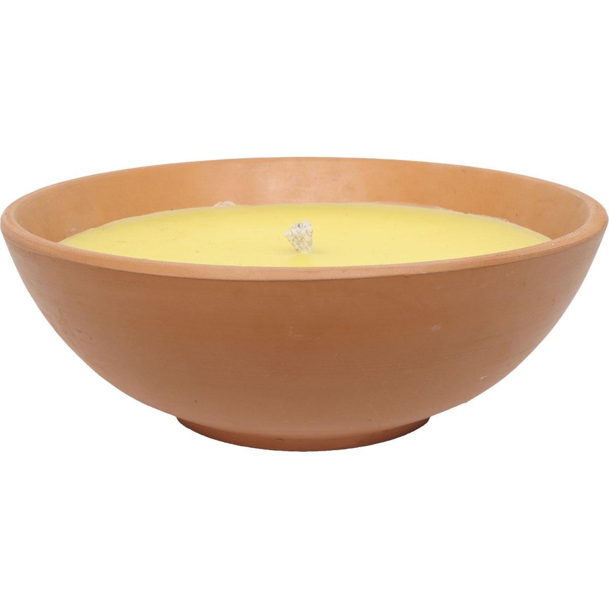 BOUGIE CITRONNELLE LISBOA MEGA GRAND MODELE TERRE CUITE