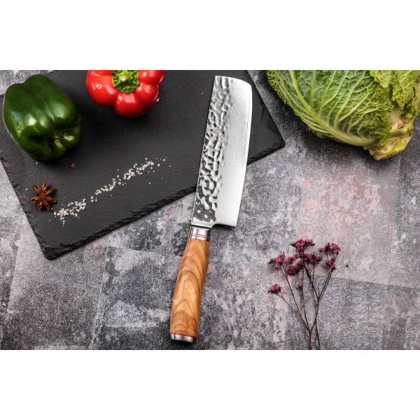 Nakiri damas 10Cr Wusaki 17cm Wusaki