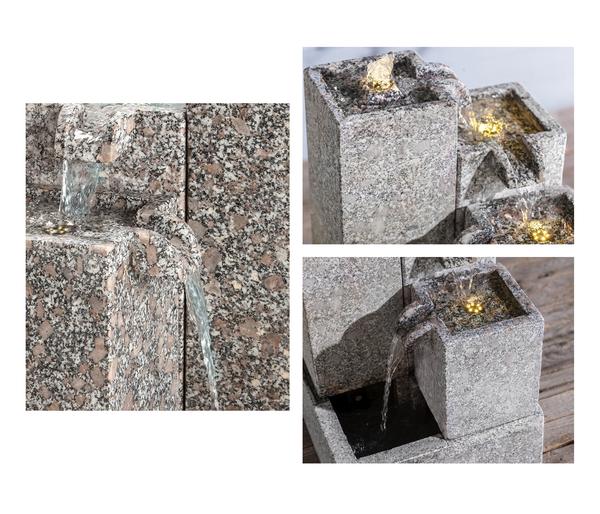 Dehner Granit-Gartenbrunnen Cascada, ca. H65