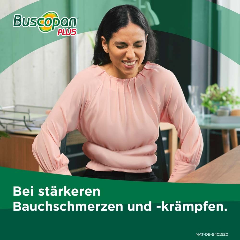 Buscopan Plus Zäpfchen bei Bauchschmerzen und Regelschmerzen