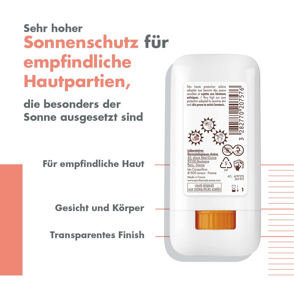 Avène SunsiStick KA LSF 50+ - für die zu aktinischer Keratose neigende Haut