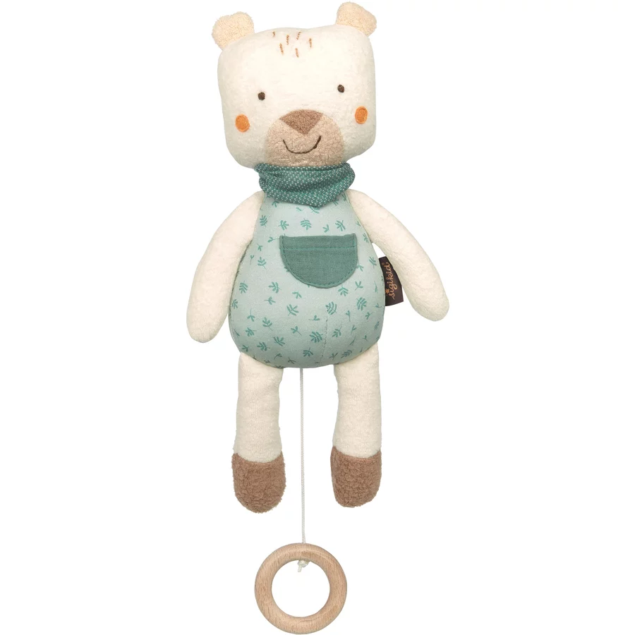 sigikid® Spieluhr Bär Yellow mintweiß