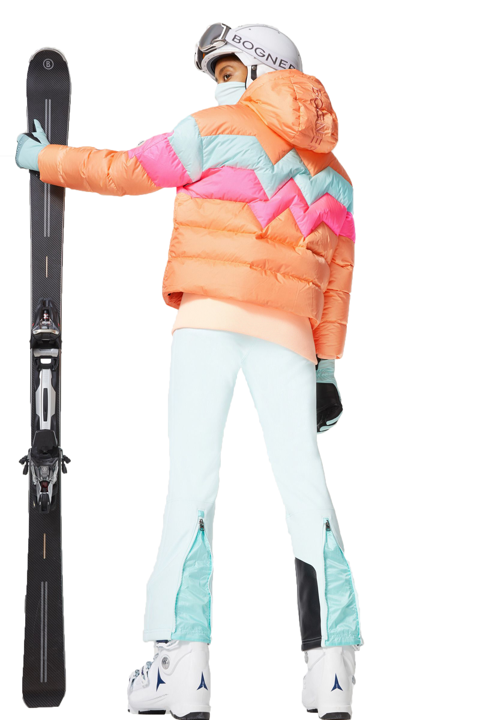 Sanja Down Ski Jacket Dame 712/Tangerine