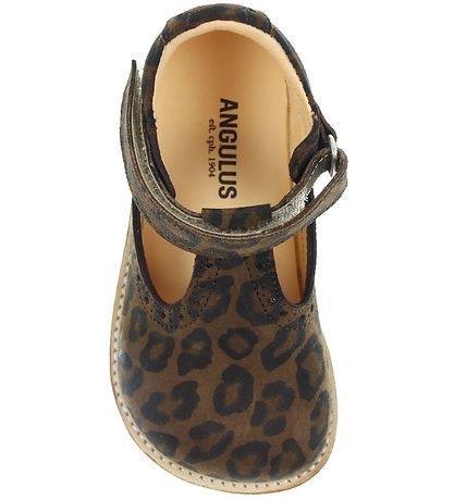 Angulus Begyndersandaler - Brown Leopard