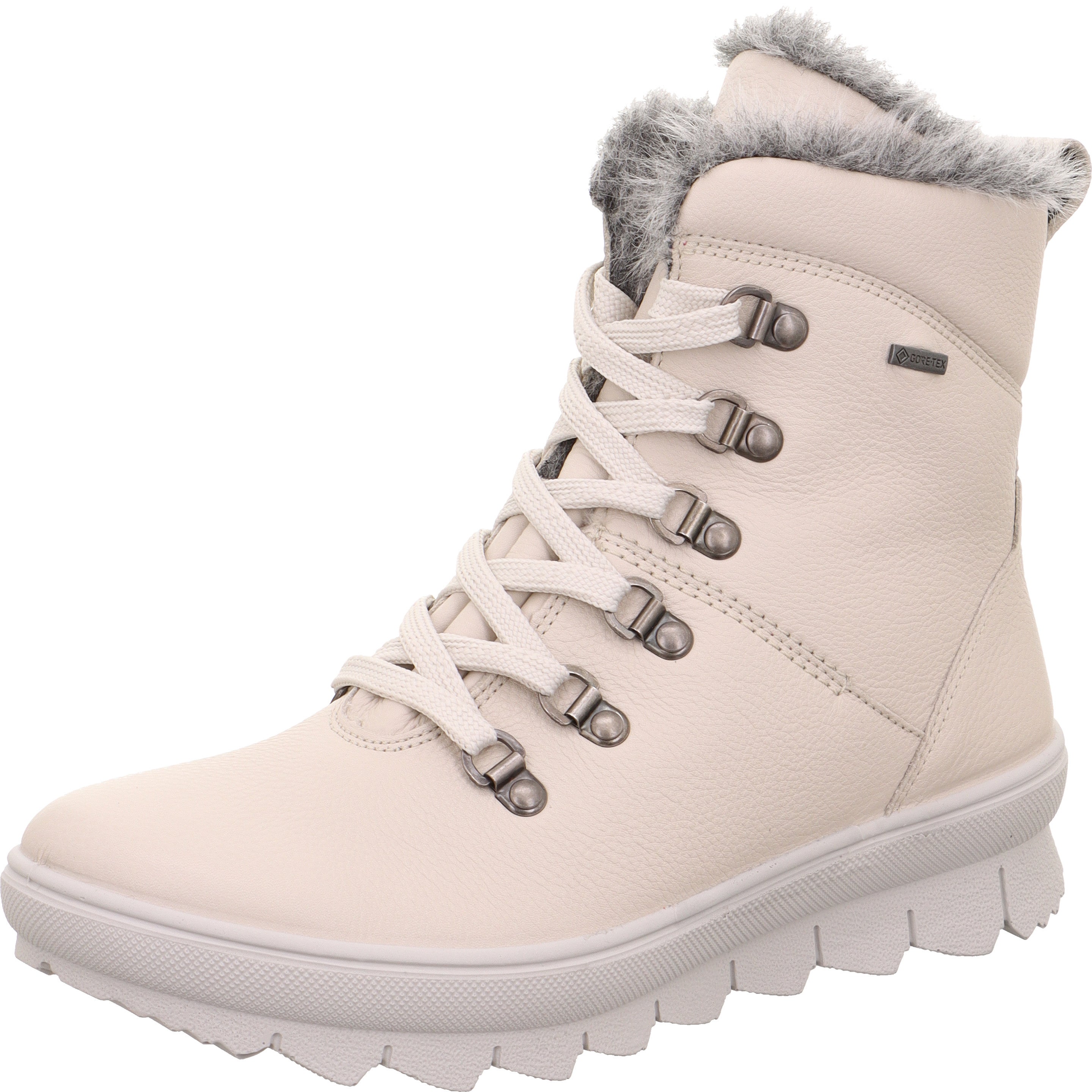 legero NOVARA Damen  Schnürboots mit Reißverschluss - Farbe: Soft Taupe - Größe: 4