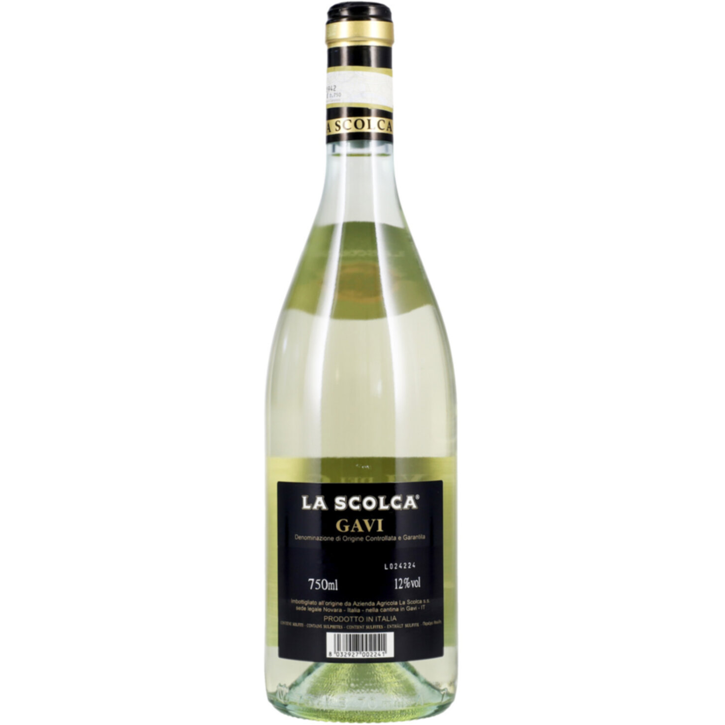 Piemont DOCG Gavi dei Gavi Etichetta Nera Cortese La Scolca -75cl