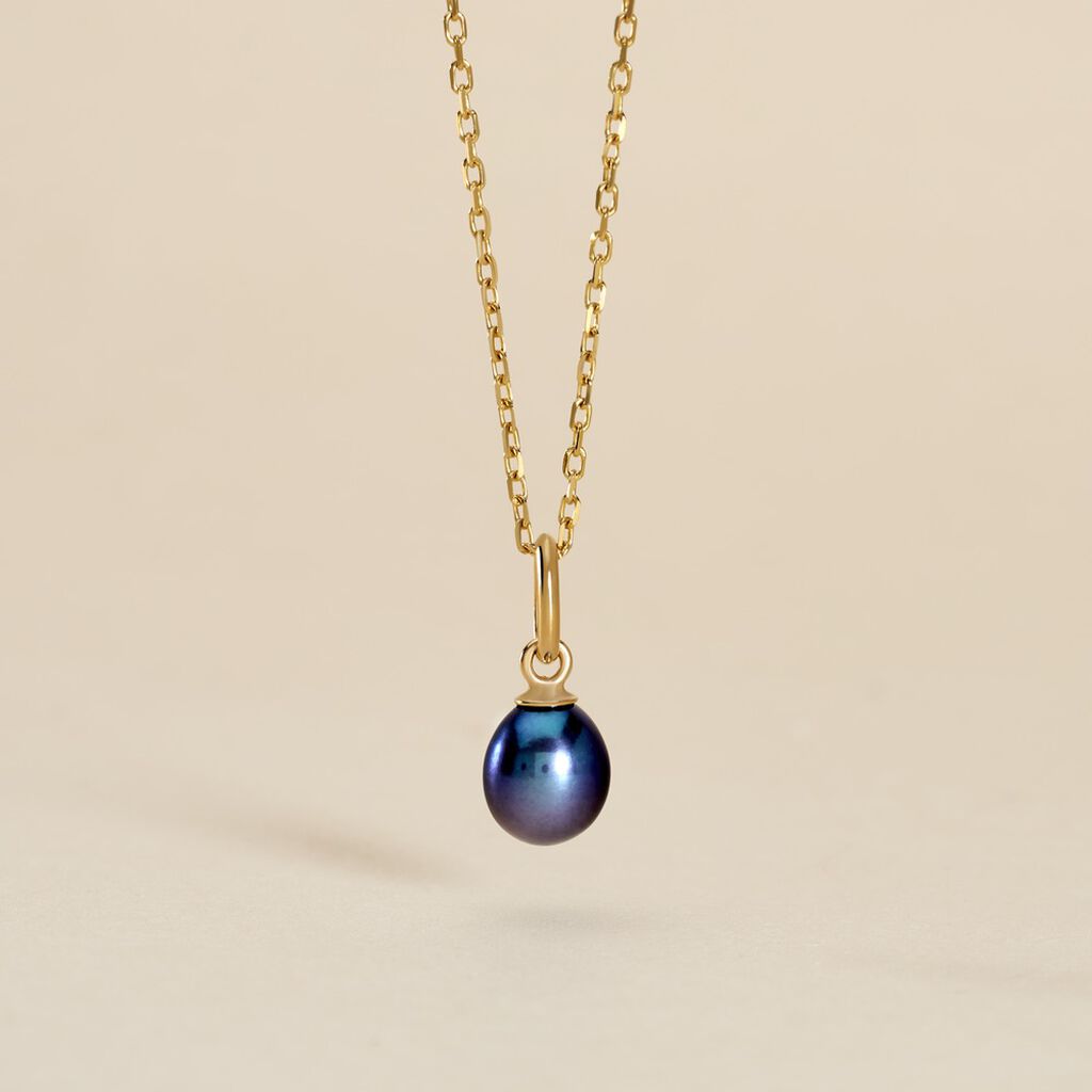 Pendentif Severiane Or Jaune Perle De Culture