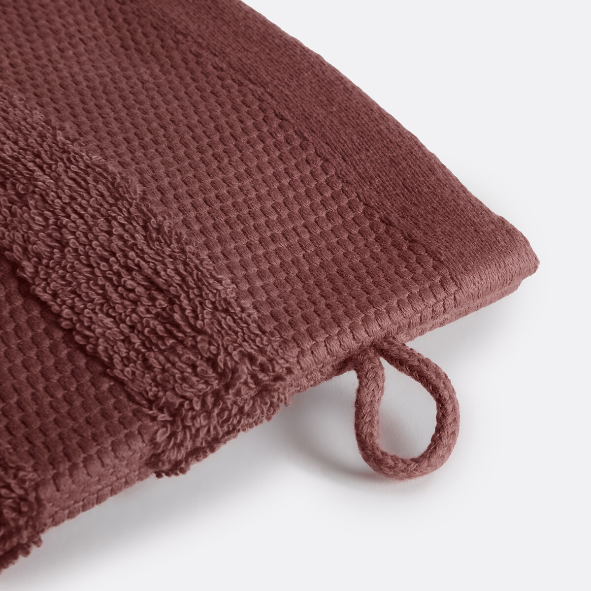 LA REDOUTE INTERIEURS<br>Conjunto de 4 panos de rosto em algodão penteado 600g/m2, Kheops
