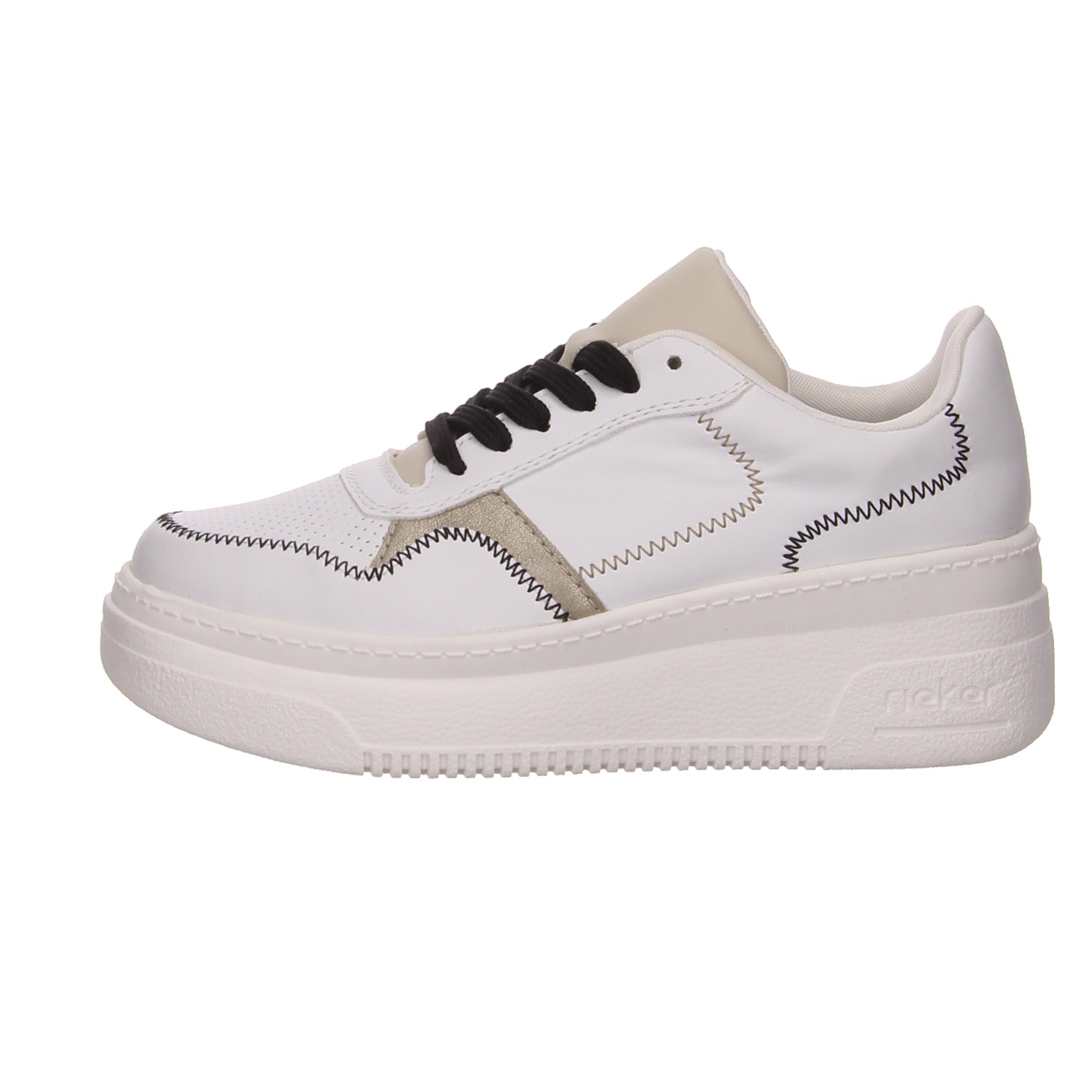 Rieker Sneaker weiß weiss/weiss kombi