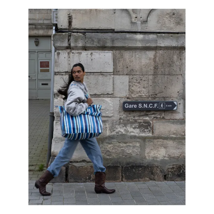 Kabas Sac Maxi avec doublure isotherme | Bleu