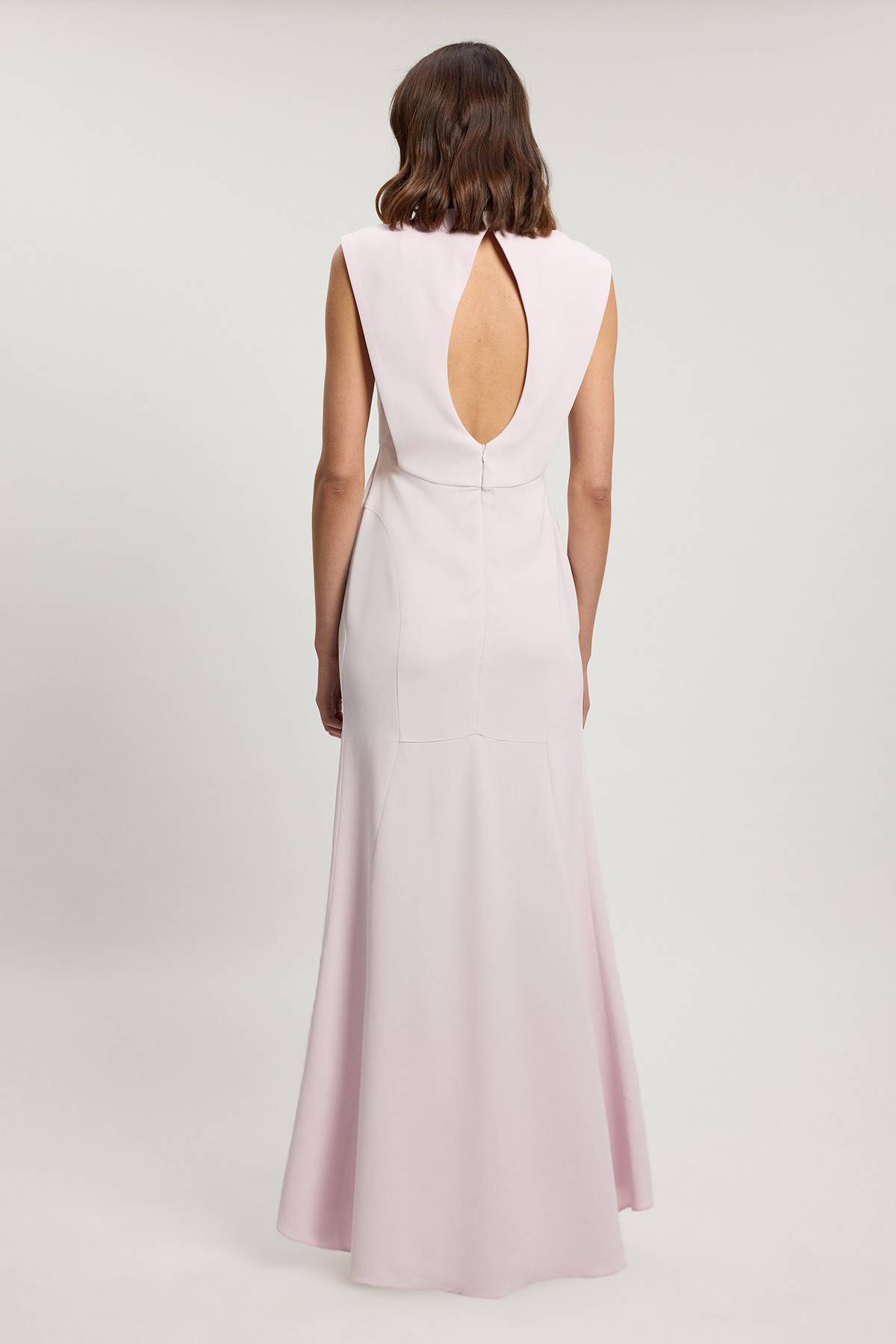 KarenMillen Robe Maxi En Viscose Stretch Compacte