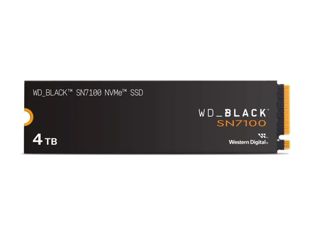 WD_BLACK SN7100 WDS400T4X0E-00CJA0 - SSD - 4 TB - intern - M.2 2280 - PCIe 4.0 x4 (NVMe)