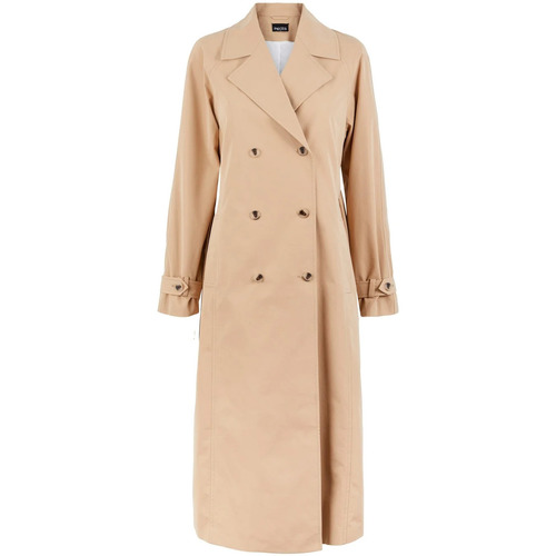 Pieces - Gabardina marrón claro Marrón