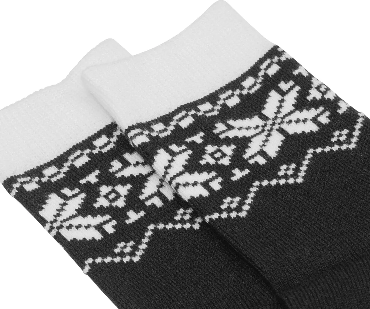 Gridarmor Heritage Merino Socks 2p Jr Black/White