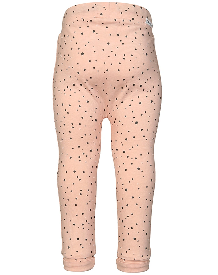 Jersey-Hose COMFORT BOBBY – DOTS in pfirsich rosa