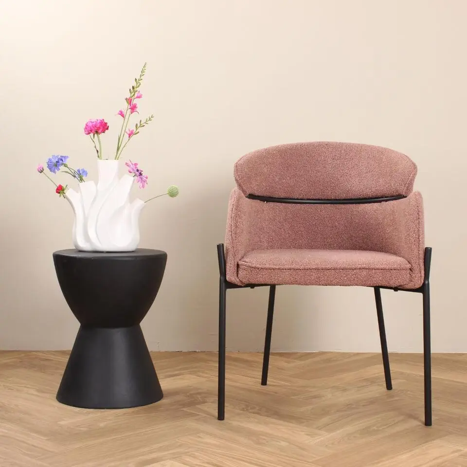 DS4U - Mira eetkamerstoel boucle - roestbruin