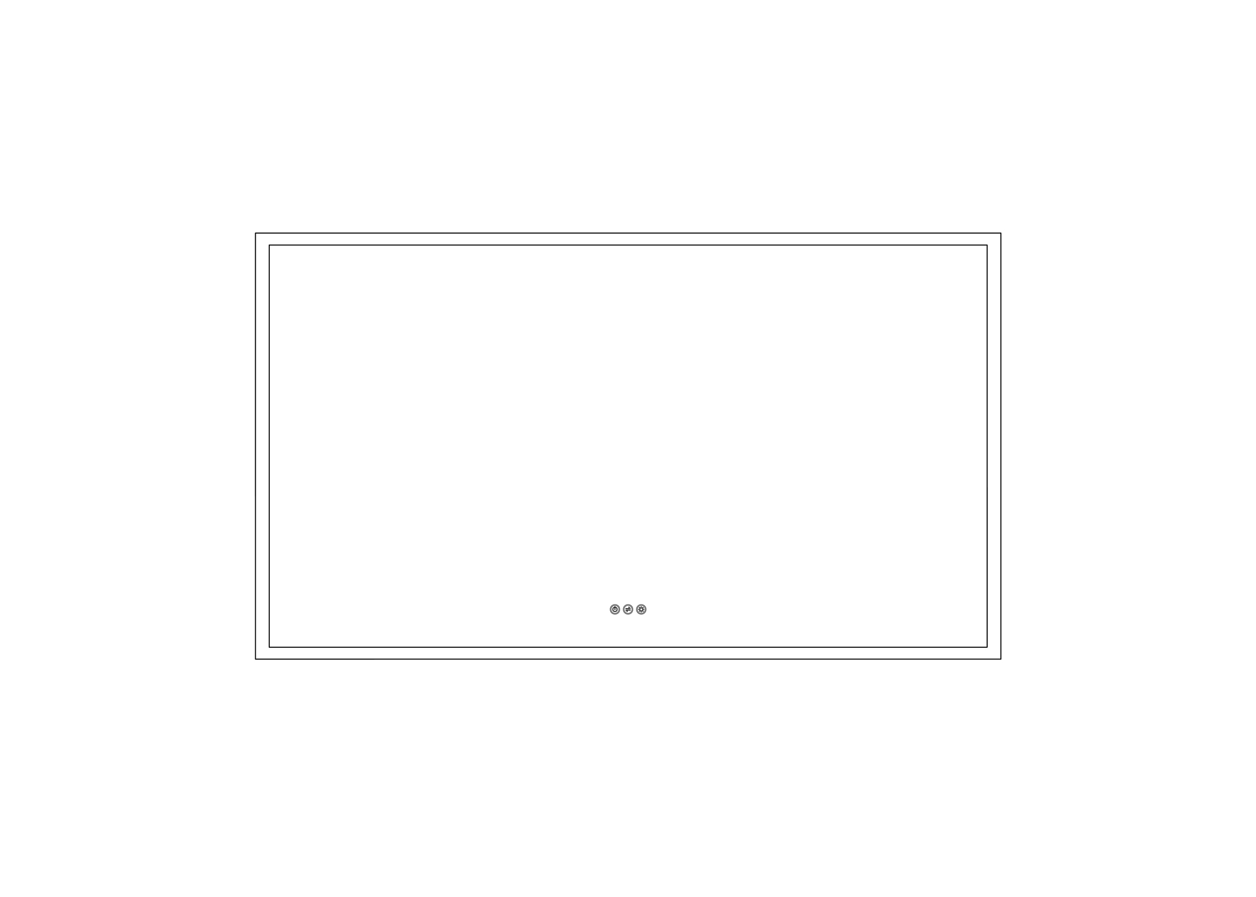 Thebalux M20 spiegel 140x80cm met verlichting en verwarming mat zwart