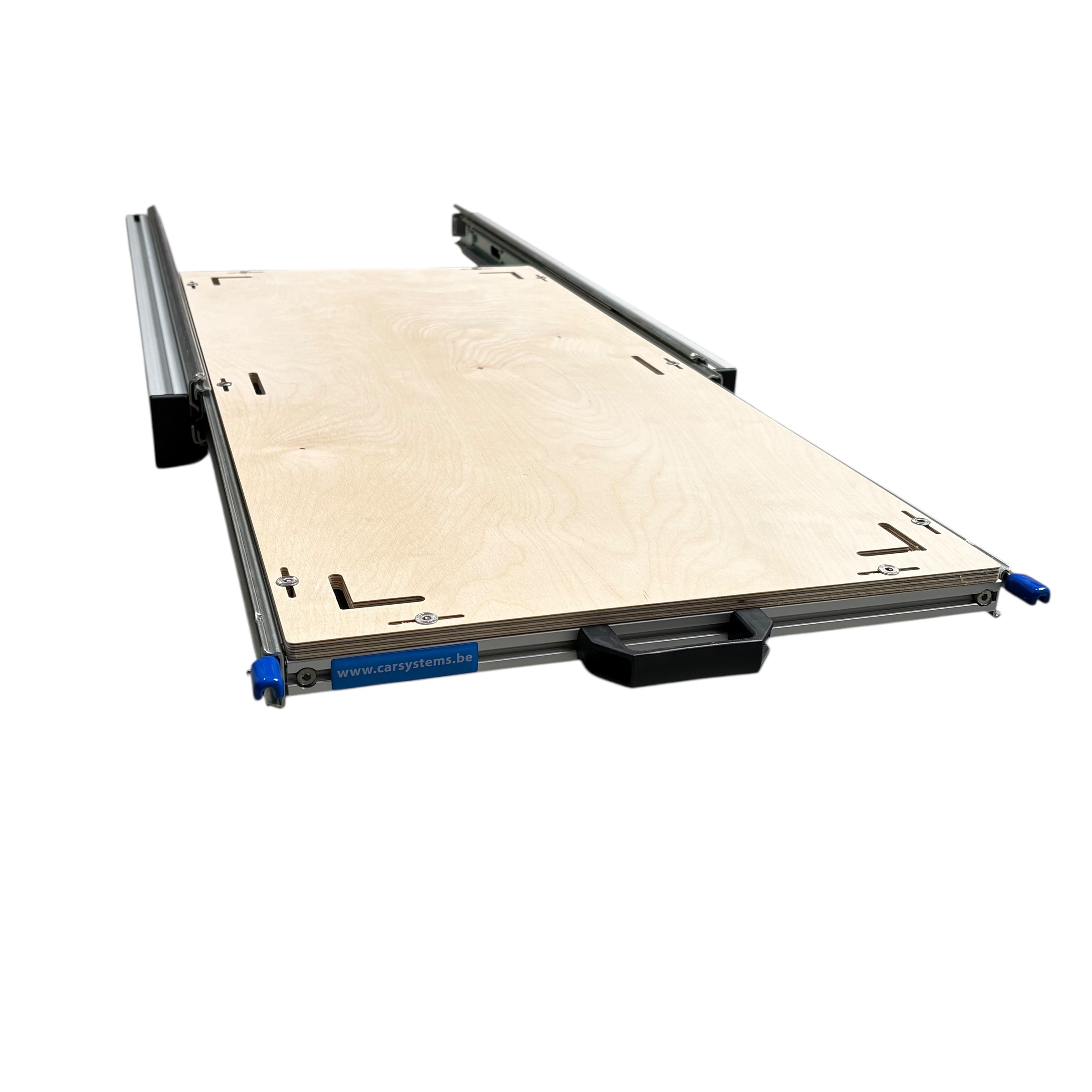 Aluminium schuifframe 80x60 cm met 9 mm multiplex vloerplaat