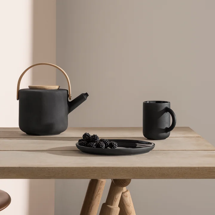 Stelton - Theo Becher 0.35 l, schwarz (2er-Set)