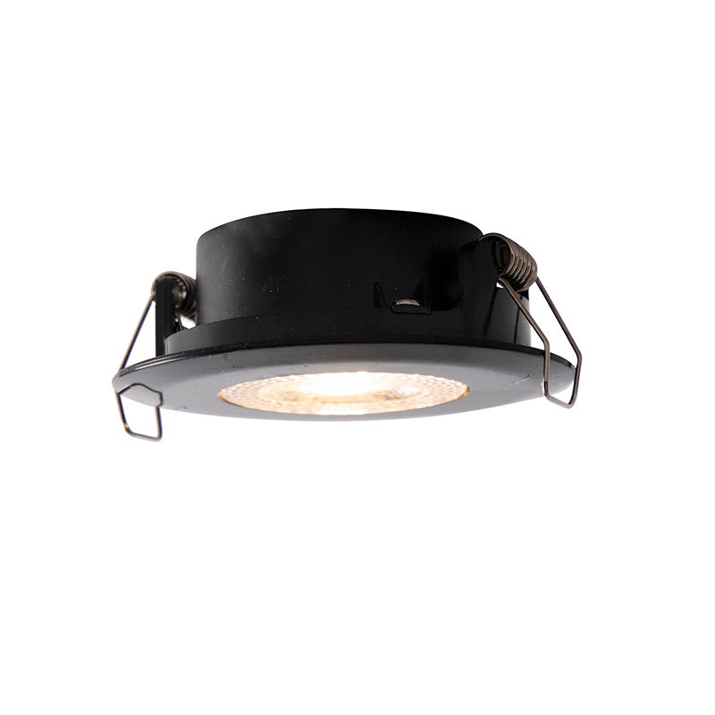 Inbouwspot zwart incl. LED 3-traps dimbaar - Ulo
