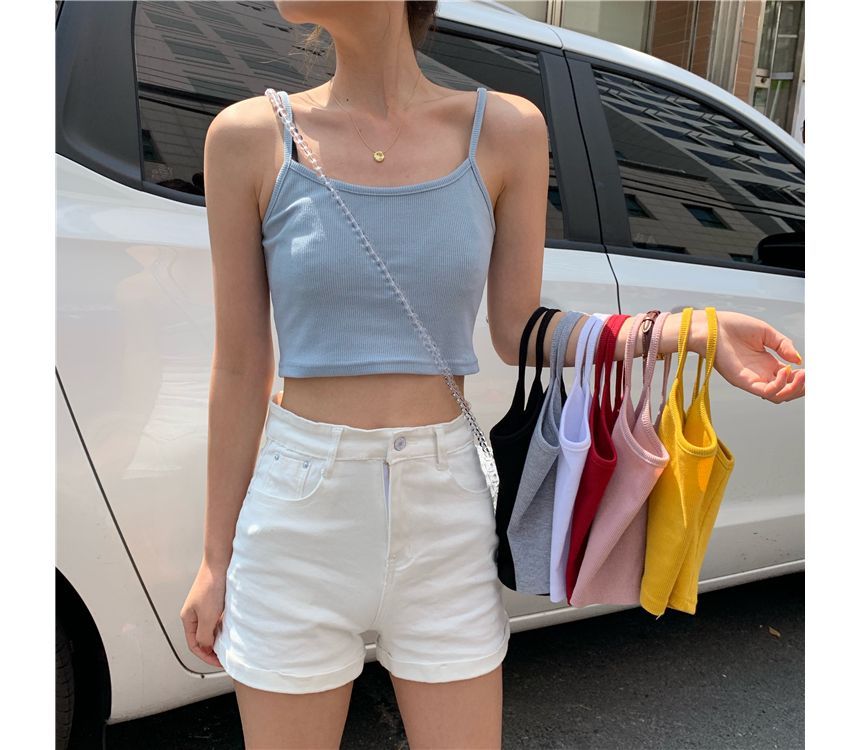 Moon City - Effen cropped camisole top