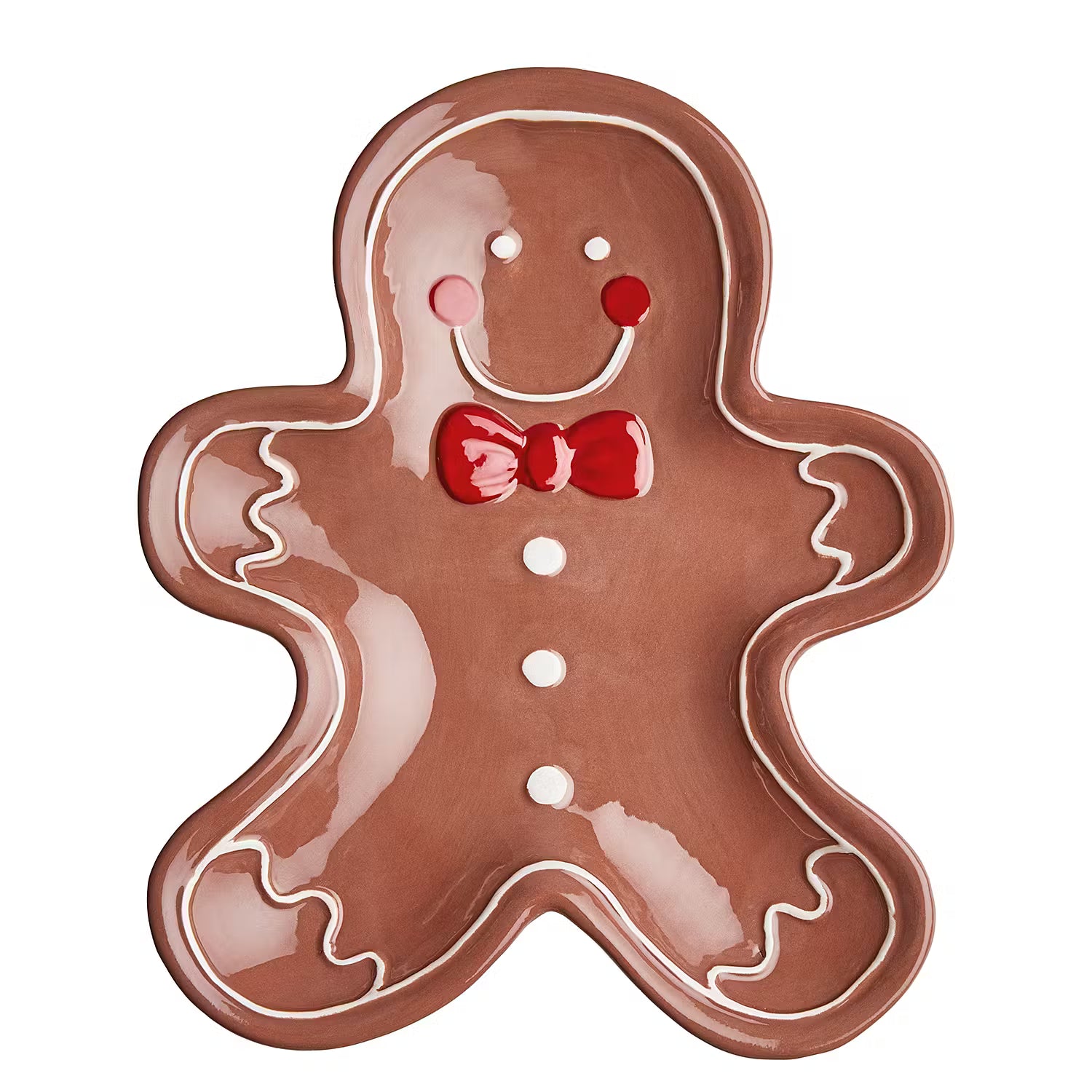 SWEET X-MAS Deko-Teller Lebkuchenmann