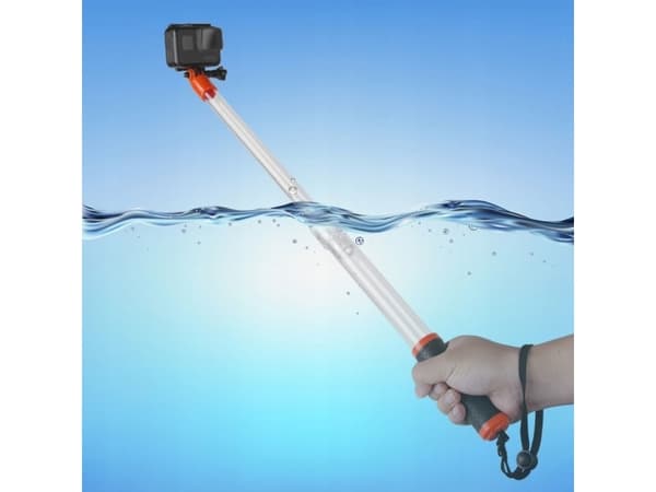 Telesin Monopod Grip Selfie Stick Transparent For Gopro Telesin