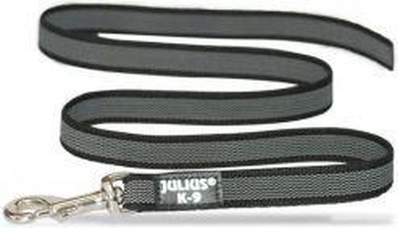 Julius-K9 - Hondenriem - Zwart - 14mm x 2m - Antislip