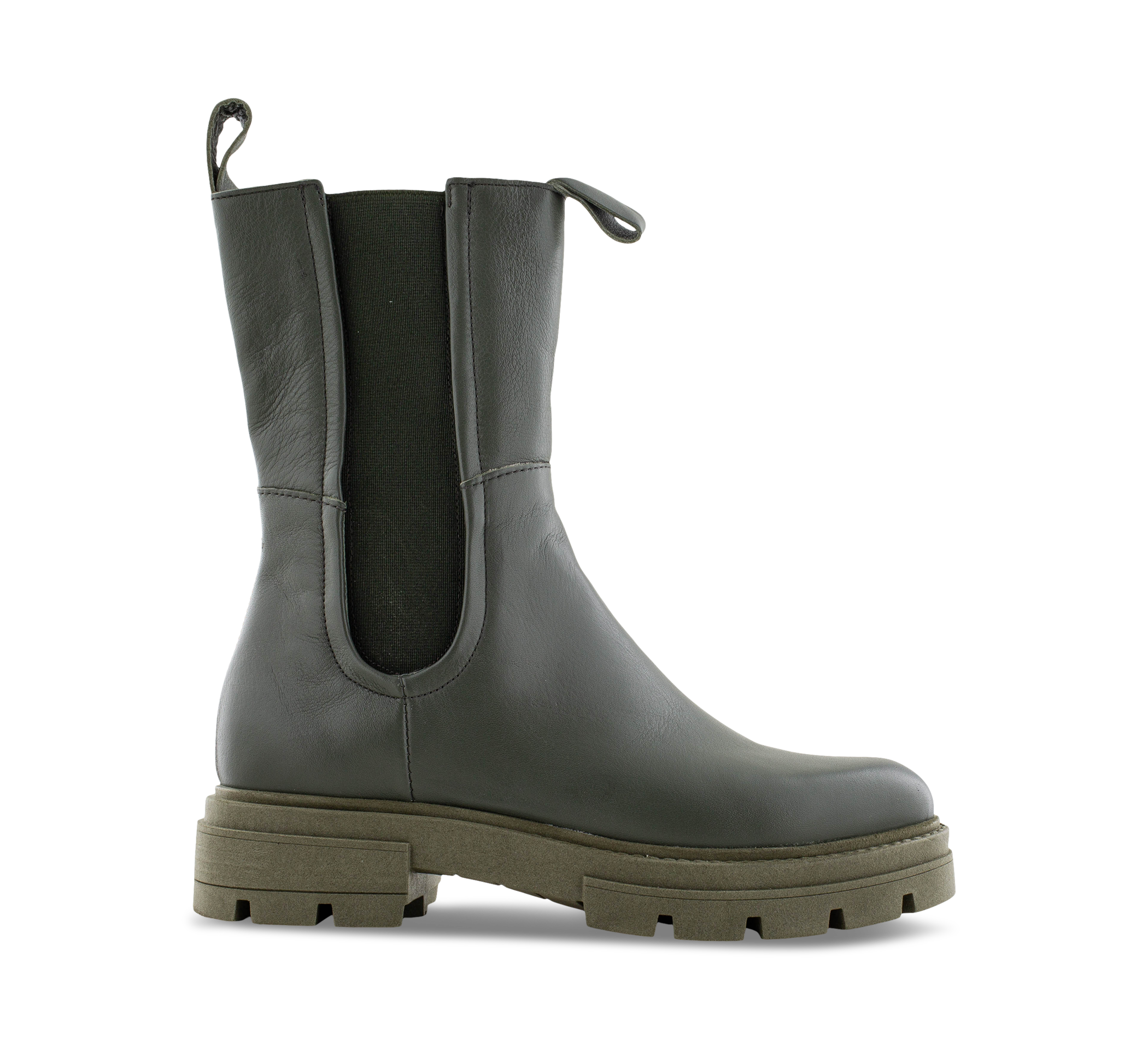 1874 by Walder Chelsea Boots grün