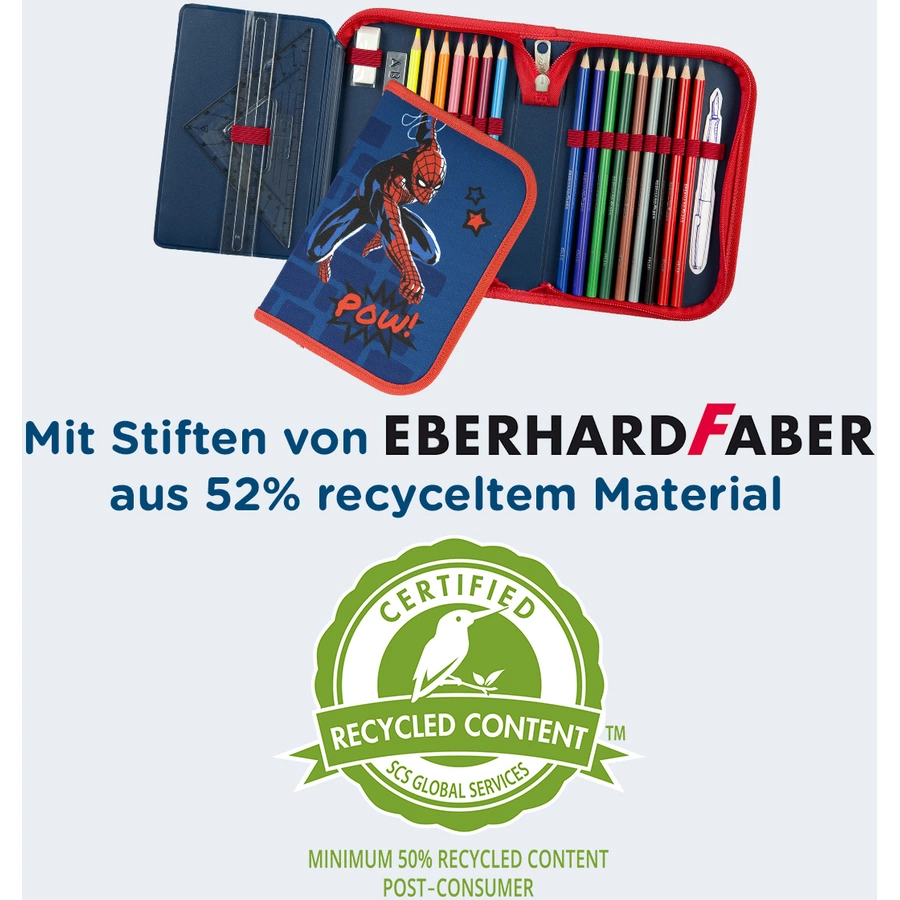Scooli gefülltes Schüleretui Spider-Man