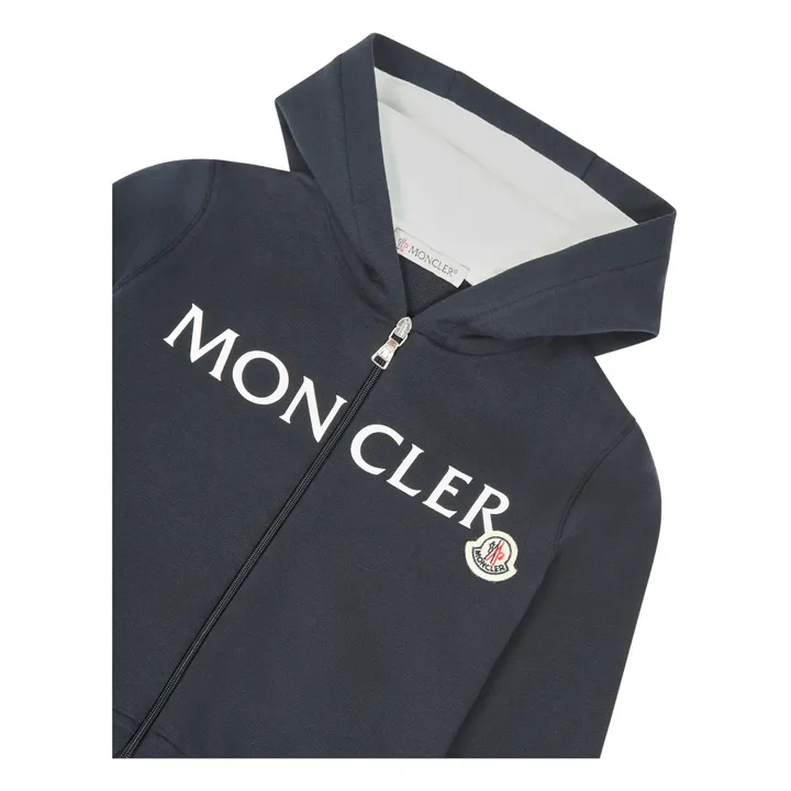 Moncler Ensemble Jogger Logo | Bleu marine