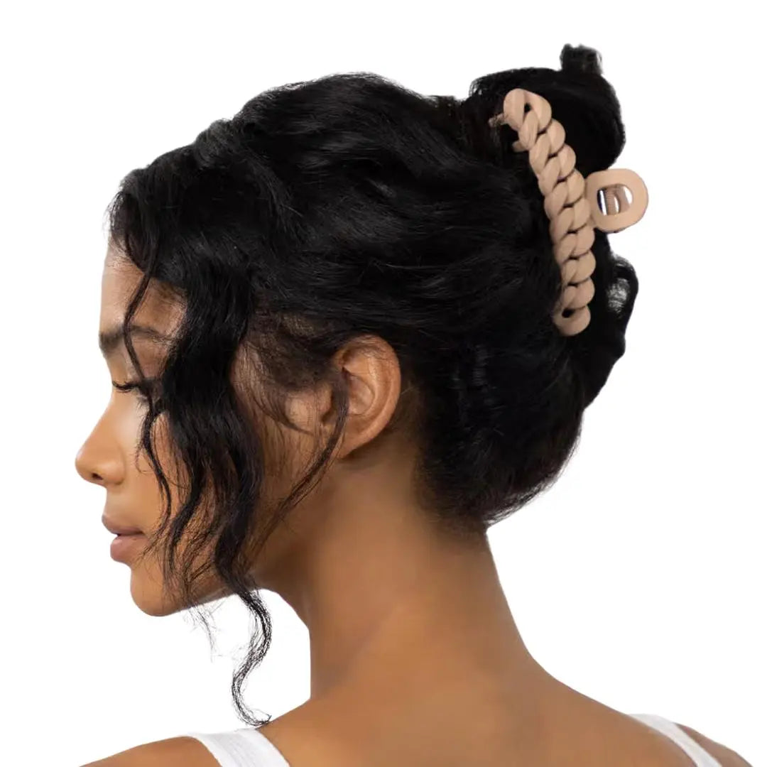 Chain Claw Clips 3pc Set Neutrals