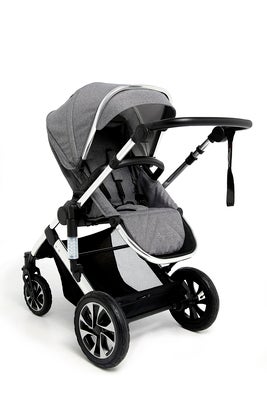 Beemoo Maxi 4 Sportsvogn, Grey/Silver