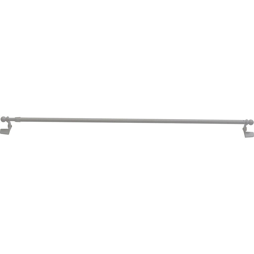 Tringle pour vitrage Fix'vit blanc 30-50cm D 9mm