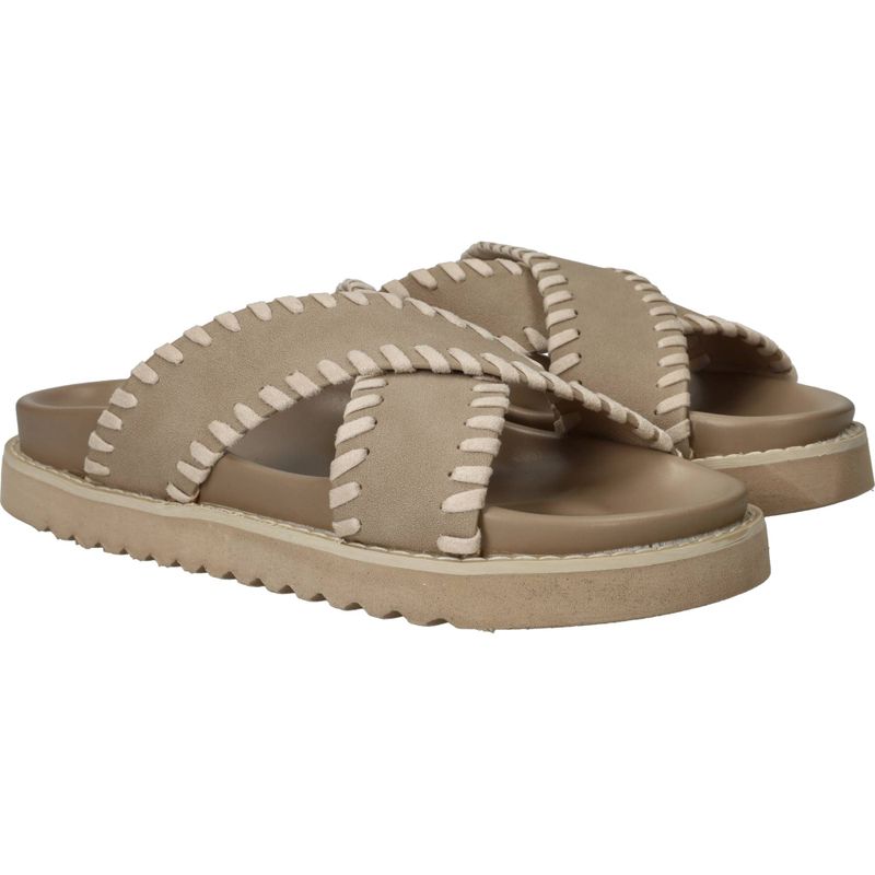 POSH by Poelman Slippers Beige Dames