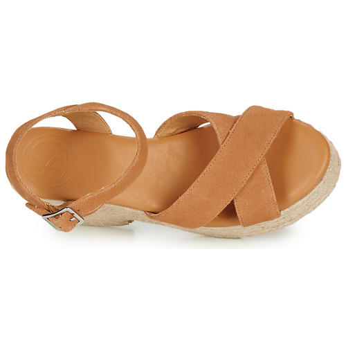 Superdry - HIGH ESPADRILLE SANDAL - Cognac