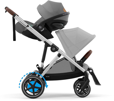 Cybex e-GAZELLE S Sportsvogn, Stone Grey/Silver