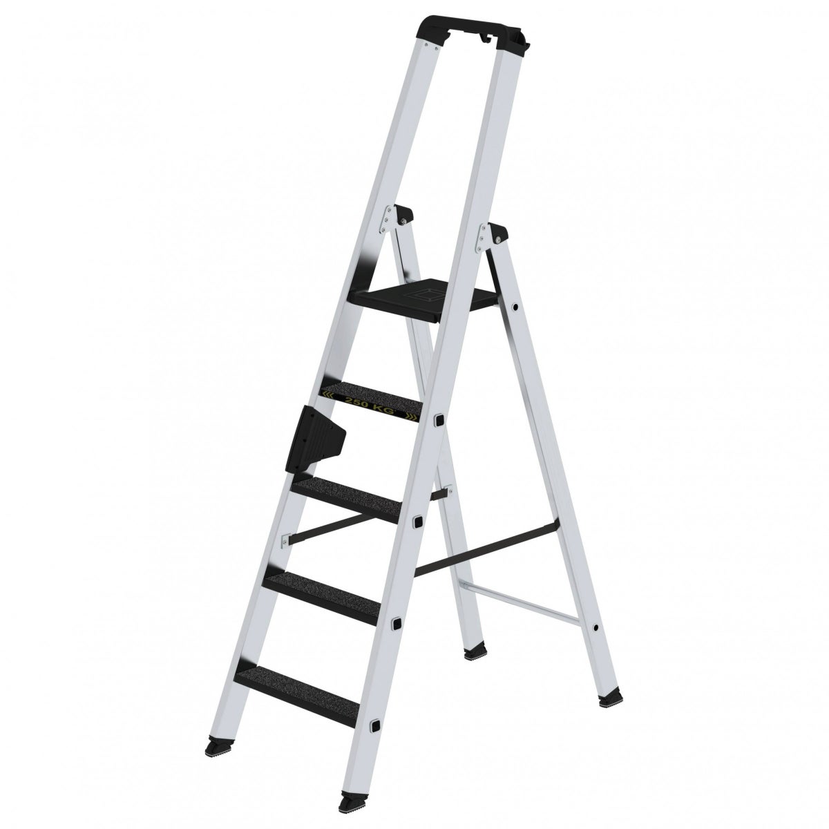 MUNK trapladder met clip-trede R13 250kg, 5 treden
