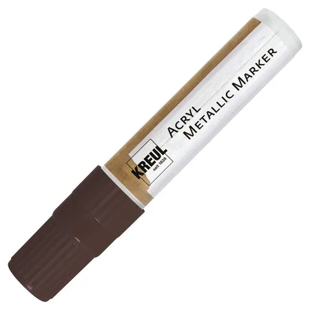 KREUL Acryl Metallic Marker XXL mit Keilspitze, 15 mm, kupfer