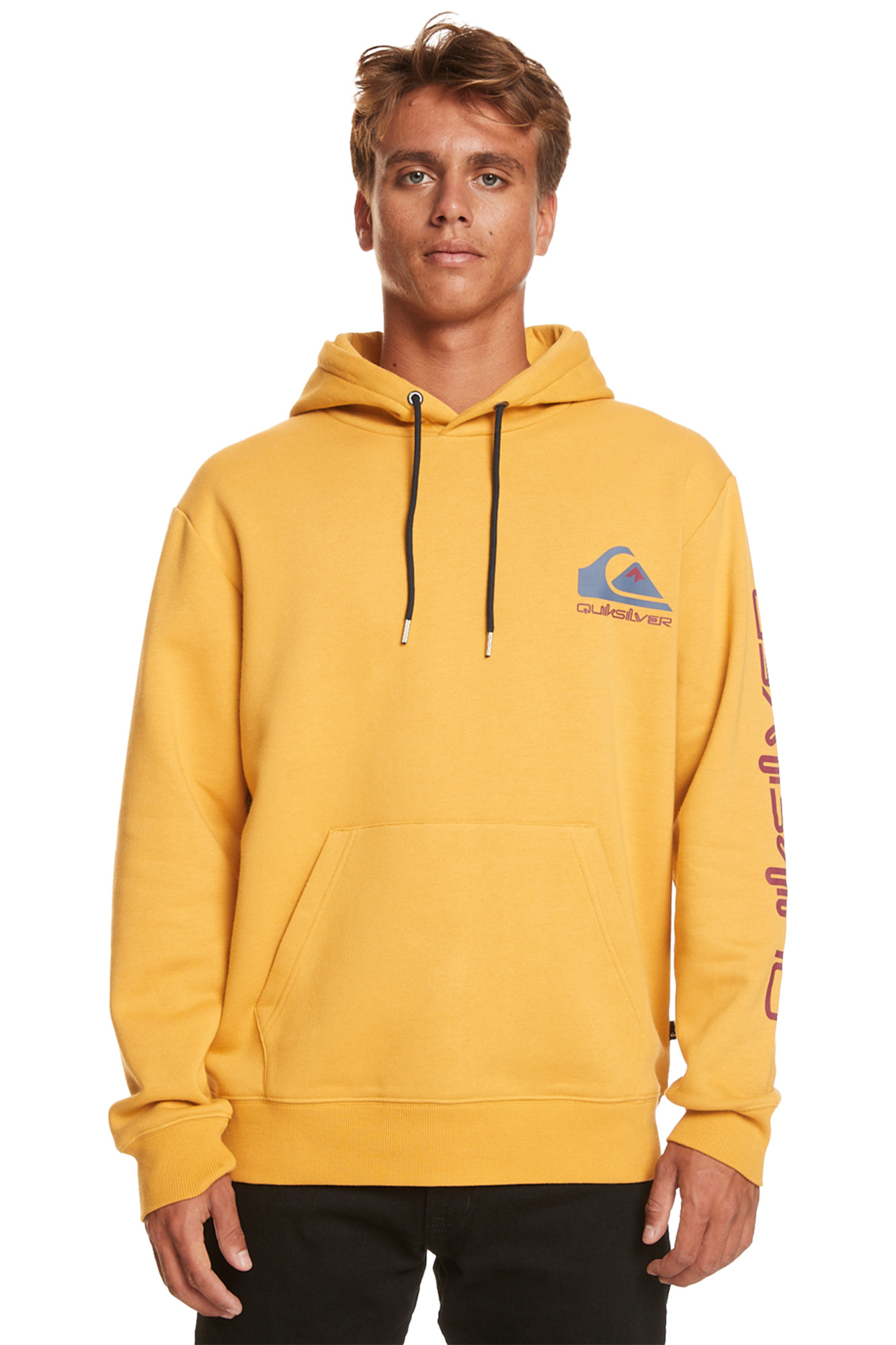 Moletom masculino com capuz e logo Omni
